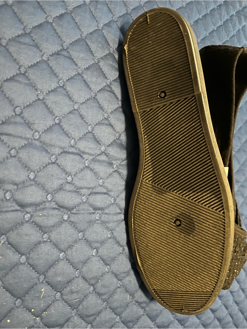 US Sport Black Knot Slip-On Ballet Flats - Picture 5 of 8